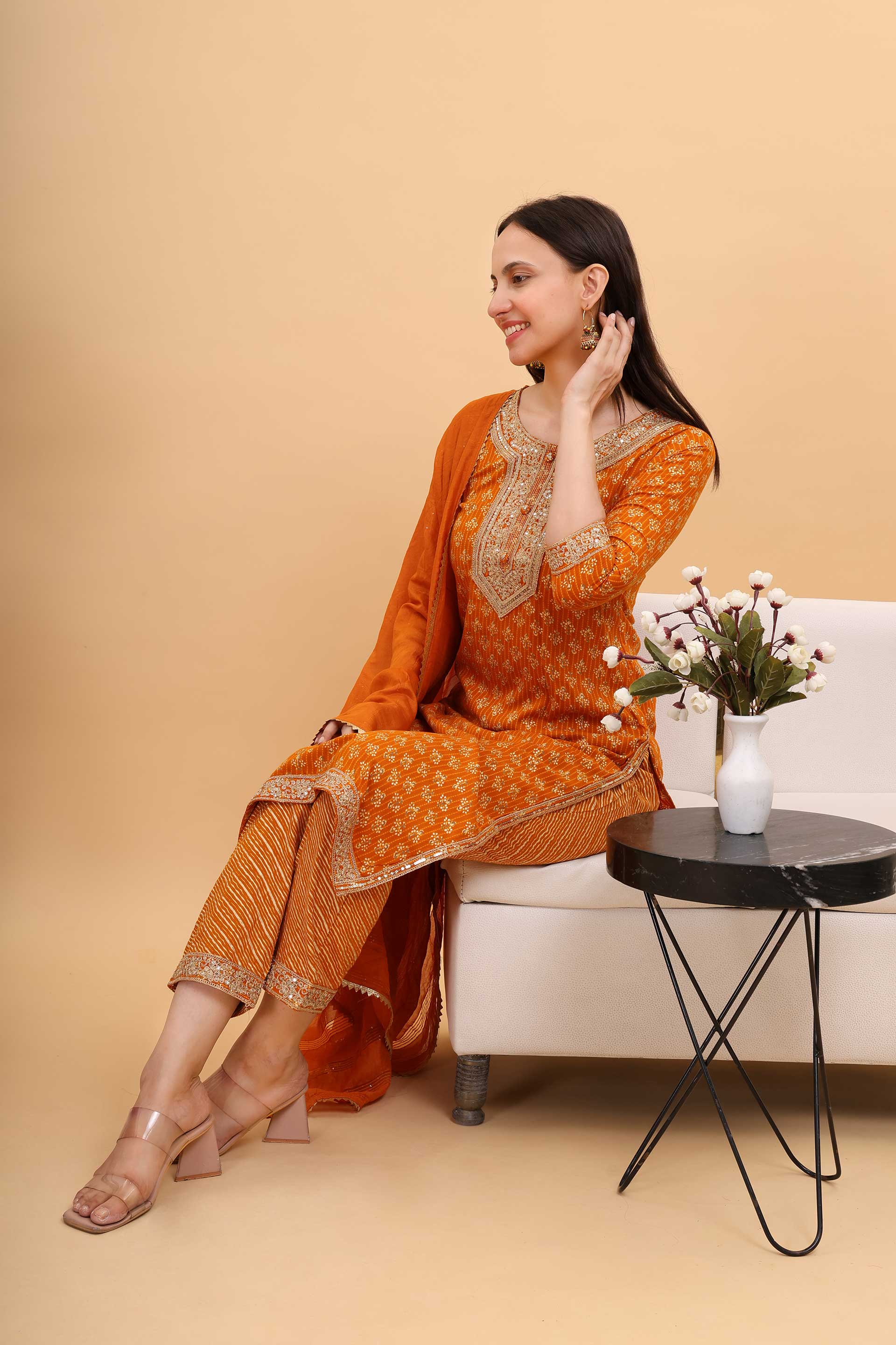 Reyon Suit With Pant Image